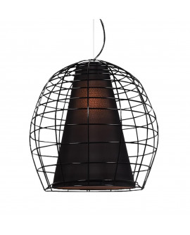 NOWOCZESNA LAMPA WISZĄCA CZARNA BOLZANO