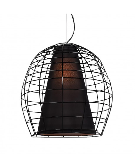 NOWOCZESNA LAMPA WISZĄCA CZARNA BOLZANO