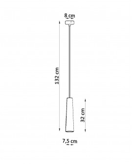 Lampa wisząca ceramiczna ELECTRA Sollux SL.0845