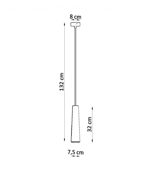 Lampa wisząca ceramiczna ELECTRA Sollux SL.0845