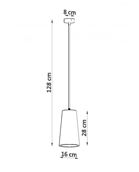 Lampa wisząca ceramiczna GULCAN Sollux SL.0849