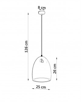 Lampa wisząca ceramiczna BUKANO Sollux SL.0842