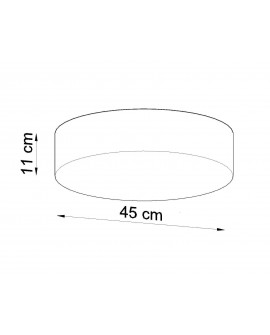 Plafon ARENA 45 szara Sollux SL.0125