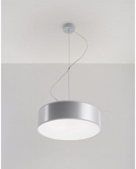 Lampa wisząca ARENA 35 szara Sollux SL.0116