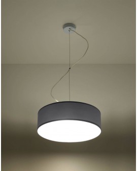 Lampa wisząca ARENA 35 szara Sollux SL.0116