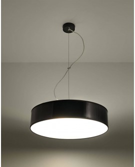 Lampa wisząca ARENA 45 czarna Sollux SL.0118