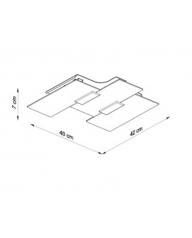 Plafon FABIANO Sollux SL.0198