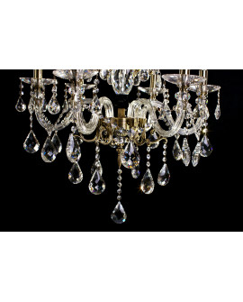 KLASYCZNY ŻYRANDOL KRYSZTAŁOWY BIANCA W6