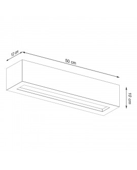 Kinkiet VEGA 50 beton Sollux SL.0993