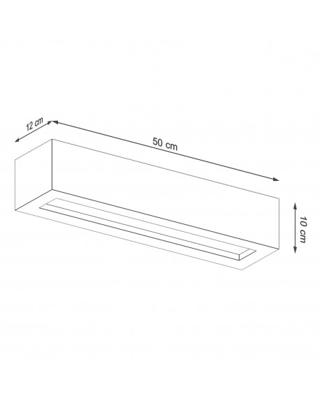 Kinkiet VEGA 50 beton Sollux SL.0993