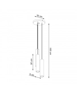 Lampa wisząca LINO 3P Sollux SL.1012