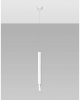 Lampa wisząca WEZYR 1 biała Sollux SL.0957