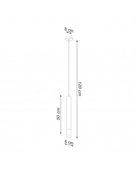 Lampa wisząca WEZYR 1 biała Sollux SL.0957