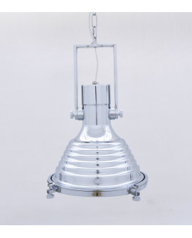 LAMPA WISZĄCA INDUSTRIALNA LOFT CHROMOWANA BOTTI