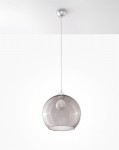 Lampa wisząca BALL grafit Sollux SL.0250