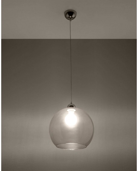 Lampa wisząca BALL transparentny Sollux SL.0248