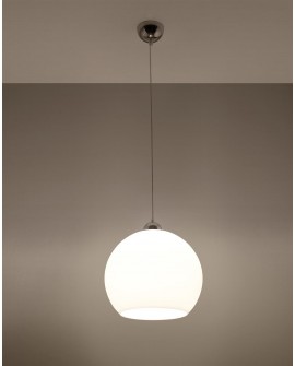 Lampa wisząca BALL biała Sollux SL.0256