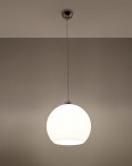 Lampa wisząca BALL biała Sollux SL.0256