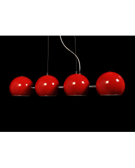LAMPA WISZĄCA CZERWONA AURORA W4