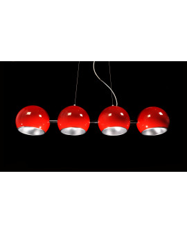 LAMPA WISZĄCA CZERWONA AURORA W4