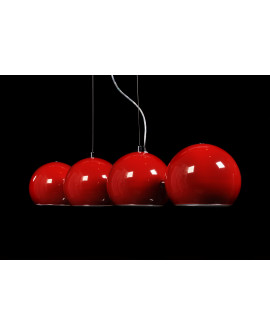LAMPA WISZĄCA CZERWONA AURORA W4
