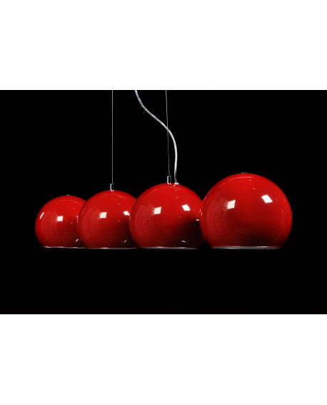 LAMPA WISZĄCA CZERWONA AURORA W4