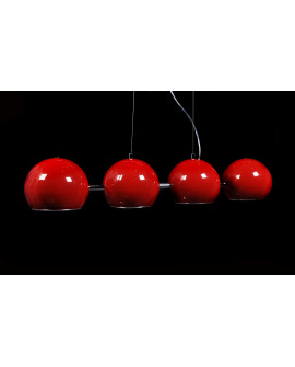 LAMPA WISZĄCA CZERWONA AURORA W4
