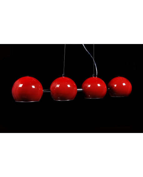LAMPA WISZĄCA CZERWONA AURORA W4