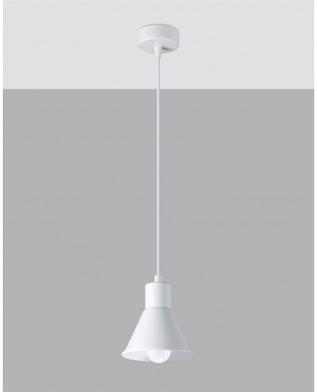 Lampa wisząca TALEJA 1 biała E27 Sollux SL.0983