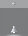 Lampa wisząca TALEJA 1 biała E27 Sollux SL.0983