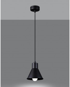 Lampa wisząca TALEJA 1 czarna E27 Sollux SL.0985