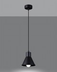 Lampa wisząca TALEJA 1 czarna E27 Sollux SL.0985