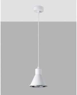 Lampa wisząca TAZILA 1 biała ES111 Sollux SL.0987