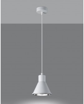 Lampa wisząca TAZILA 1 biała ES111 Sollux SL.0987