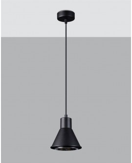 Lampa wisząca TAZILA 1 czarna ES111 Sollux SL.0989