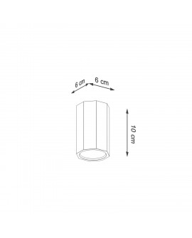 Plafon ZEKE 10 dąb Sollux SL.1033