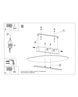 Plafon SALIA Sollux SL.1005