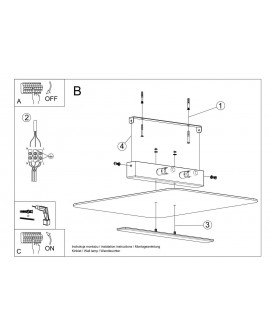 Plafon AZALIA Sollux SL.1007