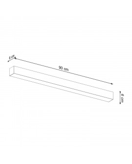 Kinkiet PINNE 90 biały 4000K Sollux TH.056Kinkiet PINNE 90 biały 4000K Sollux TH.056