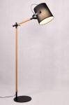 LAMPA STOJĄCA PODŁOGOWA CZARNA LAPIDUS