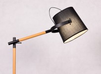 LAMPA STOJĄCA PODŁOGOWA CZARNA LAPIDUS