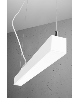 Lampa wisząca PINNE 67 biała 3000K Sollux TH.029