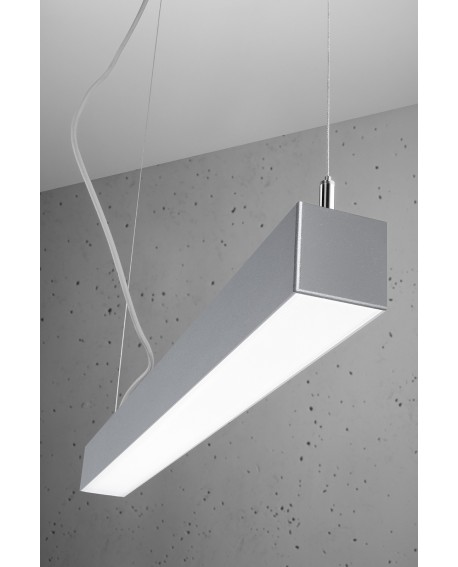 Lampa wisząca PINNE 67 szara 3000K Sollux TH.031