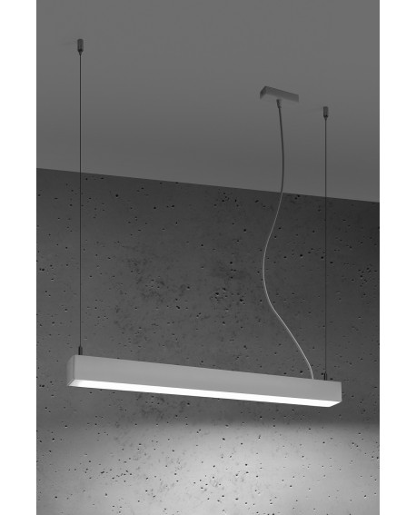 Lampa wisząca PINNE 67 biała 4000K Sollux TH.032