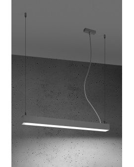 Lampa wisząca PINNE 67 szara 4000K Sollux TH.034