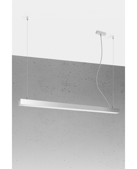 Lampa wisząca PINNE 117 szara 3000K Sollux TH.067