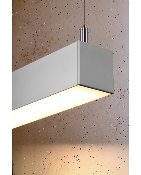 Lampa wisząca PINNE 117 szara 3000K Sollux TH.067