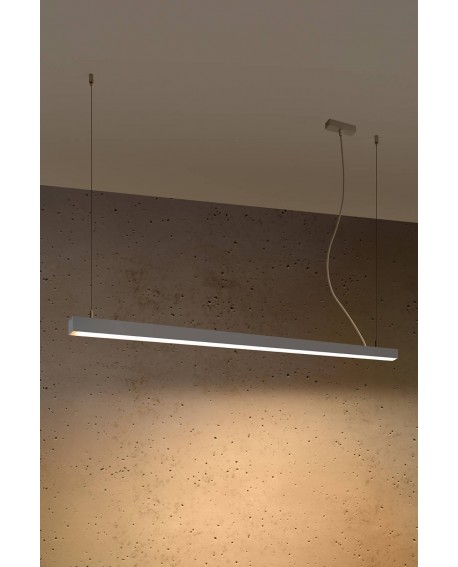 Lampa wisząca PINNE 150 szara 3000K Sollux TH.085