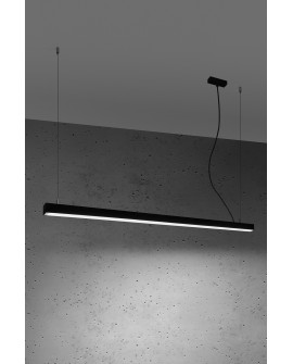 Lampa wisząca PINNE 150 czarna 4000K Sollux TH.087