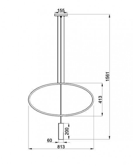 Lampa wisząca HOLAR 1 czarna Sollux TH.016CZ